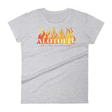 Alotofit Fire Original Logo Women's Short Sleeve T-shirt