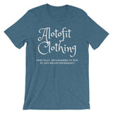 Alotofit Clothing 2 Black Logo unisex short sleeve t-shirt