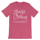 Alotofit Clothing 2 Black Logo unisex short sleeve t-shirt