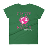 Alotofit Eightmile Giants Nation Breast Cancer Women's short sleeve t-shirt w/ outside logo