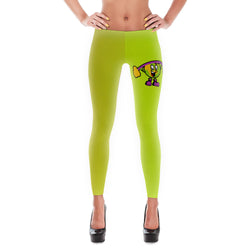 Alotofit Muscle Up Tropical Apple Logo Leggings