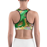 Alotofit Mardi Gras Sports bra