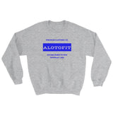 Alotofit Premium Clothing Blue Sweatshirt