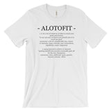 Alotofit Definition Black Logo Unisex Short Sleeve T-shirt