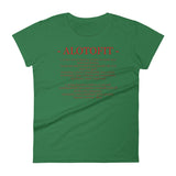 Alotofit Definition Red Logo Women's Short Sleeve T-shirt