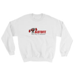 Alotofit Muscle Up Red Black Logo Sweatshirt