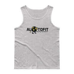 Alotofit Globeman Black & Gold Logo Tank Top