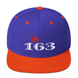 Alotofit 163 White/Red Snapback Hat