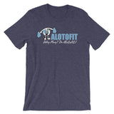 Alotofit Clothing North Carolina Blue Logo Unisex short sleeve t-shirt