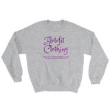 Alotofit Clothing 2 Purple Logo Sweatshirt
