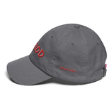 Alotofit Period Red Cotton Dad Cap in 3D Puff w/ side branding