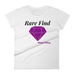 Alotofit Rare Find Purple Logo women's short sleeve t-shirt