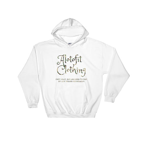 Alotofit Clothing Camo Logo Hooded Sweatshirt w/ outside logo