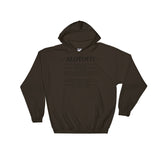 Alotofit Definition Black Logo Hooded Sweatshirt