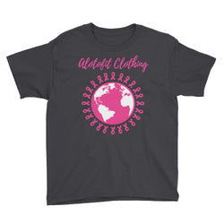 Alotofit Breast Cancer Youth Short Sleeve T-Shirt