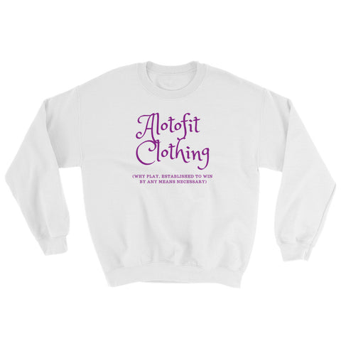 Alotofit Clothing 2 Purple Logo Sweatshirt
