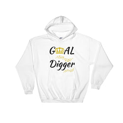 Alotofit Goal Digger Hooded Sweatshirt w/ outside logo