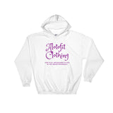 Alotofit Clothing 2 Purple Logo Hooded Sweatshirt