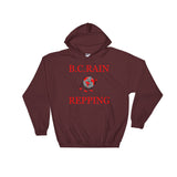 Alotofit B.C Rain Repping Hooded Sweatshirt w/ outside logo