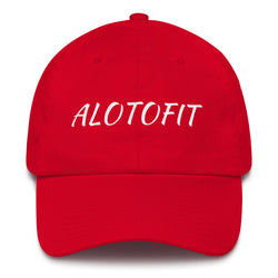 Alotofit White Cotton Dad Cap