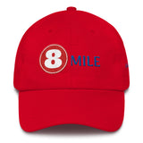 Alotofit 8 Mile Red/Blue/Wht  Cotton Cap w/ side branding