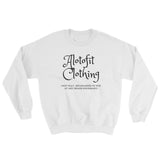 Alotofit Clothing Black Logo Sweatshirt