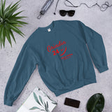 Alotofit Grindin 24/7 Red Text Sweatshirt