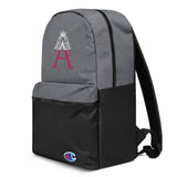 Alotofit Royal A White/Pink Embroidered Champion Backpack