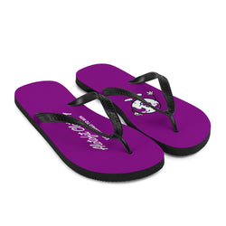Alotofit Established To Win & Logo Purple/Wht/Blk Flip-Flops