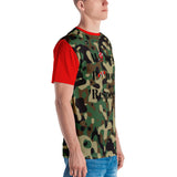 Alotofit Money Power Respect Camo/Red All Over Men's T-shirt