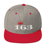 Alotofit 163 White/Red Snapback Hat