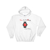 Alotofit Time Is Money Blk/Red/Red/White Hooded Sweatshirt