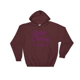Alotofit Clothing 2 Purple Logo Hooded Sweatshirt