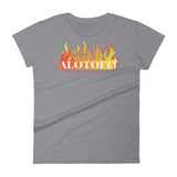 Alotofit Fire Original Logo Women's Short Sleeve T-shirt