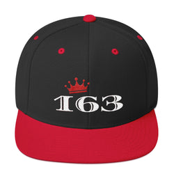 Alotofit 163 White/Red Snapback Hat