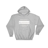 Alotofit Premium Clothing White Hooded Sweatshirt