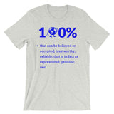Alotofit 100% Authentic Blue White Unisex short sleeve t-shirt