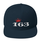 Alotofit 163 White/Red Snapback Hat