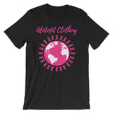 Alotofit Clothing Breast Cancer Unisex short sleeve t-shirt w/ outside logo