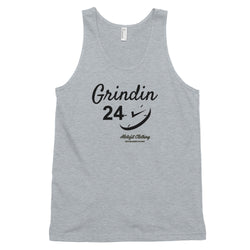 Alotofit Grindin 24/7 Black Classic tank top (unisex)