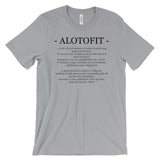 Alotofit Definition Black Logo Unisex Short Sleeve T-shirt
