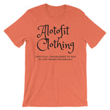 Alotofit Clothing 2 Black Logo unisex short sleeve t-shirt
