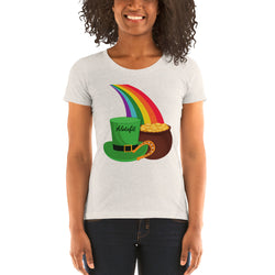 Alotofit St.Patricks Day Pot Of Gold Ladies' short sleeve t-shirt