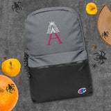 Alotofit Royal A White/Pink Embroidered Champion Backpack