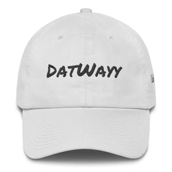 Alotofit DatWayy Black Text Embroidered Cotton Cap