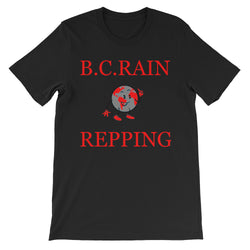 Alotofit Globeman B.C Rain Globeman Red & Gray Logo Unisex short sleeve t-shirt