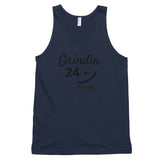 Alotofit Grindin 24/7 Black Classic tank top (unisex)