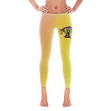 Alotofit Muscle Up Tropical Logo Leggings