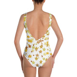Alotofit Star White One-Piece Swimsuit