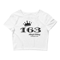 Alotofit 163 Royal Black Women’s Crop Tee